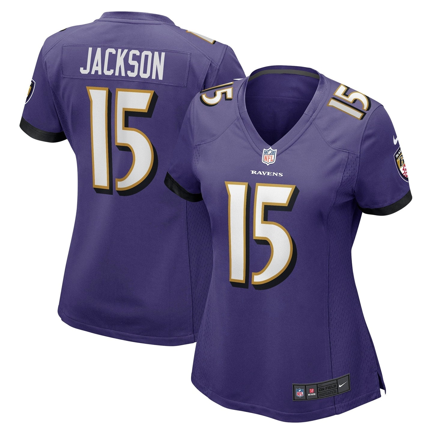 Women's Nike DeSean Jackson Purple Baltimore Ravens Game Player Jersey