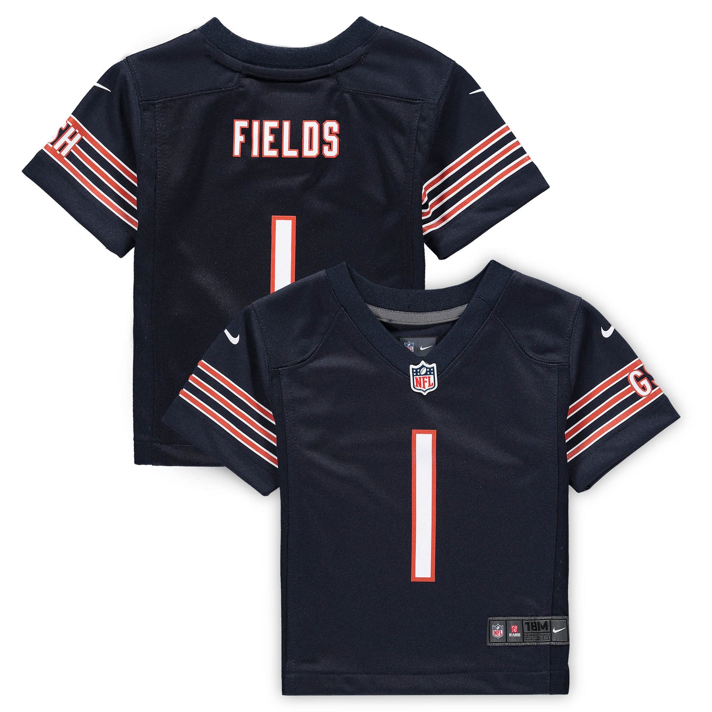 Justin Fields Chicago Bears Nike Infant Game Jersey - Navy