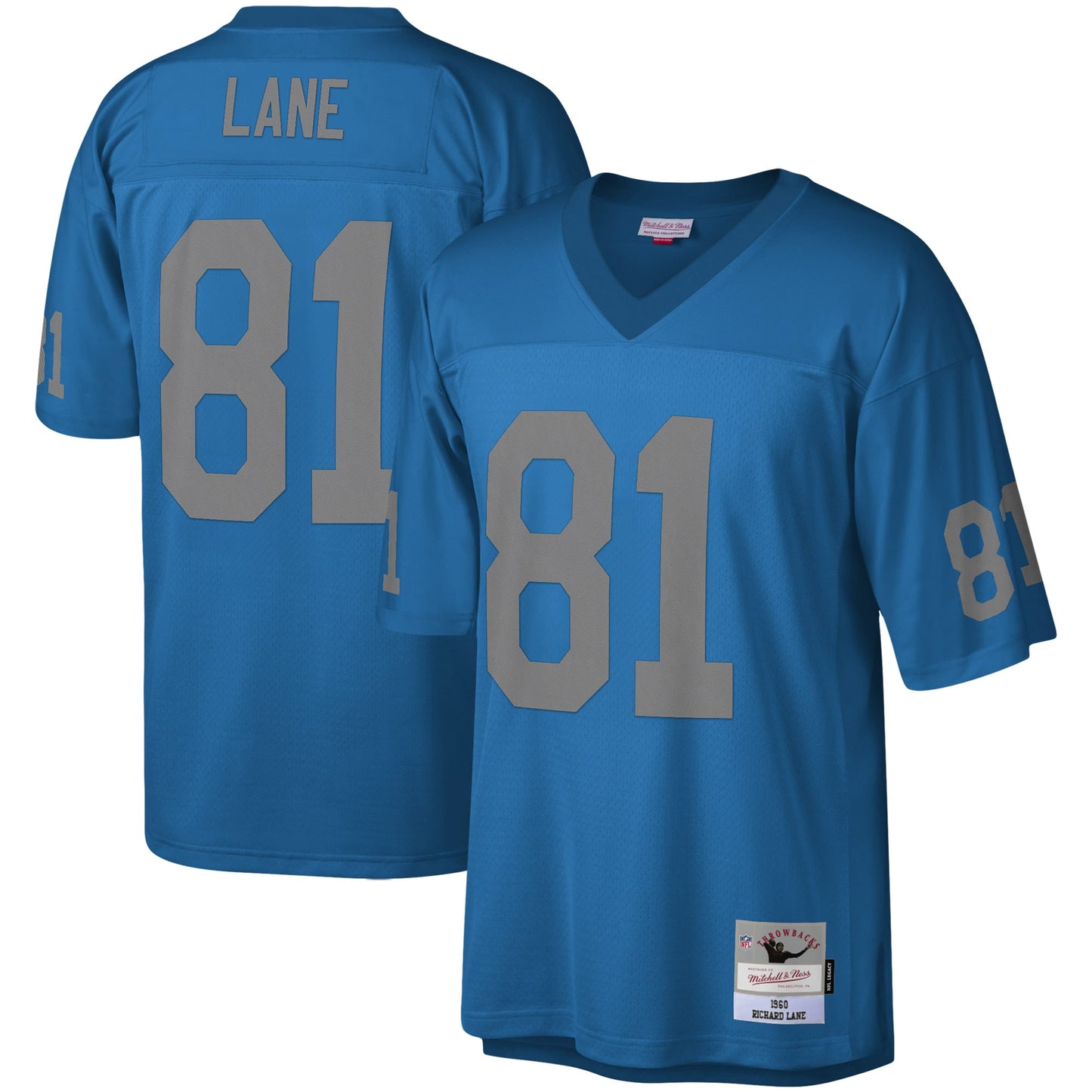 Richard Lane Detroit Lions Mitchell & Ness Legacy Replica Jersey - Blue