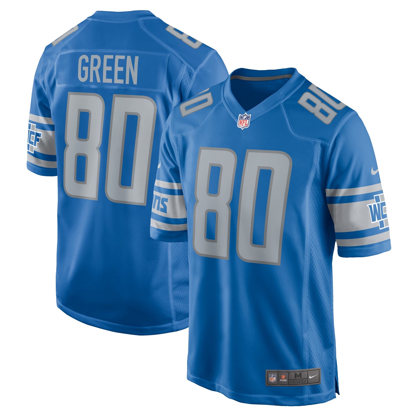 Antoine Green Detroit Lions Nike Team Game Jersey - Blue