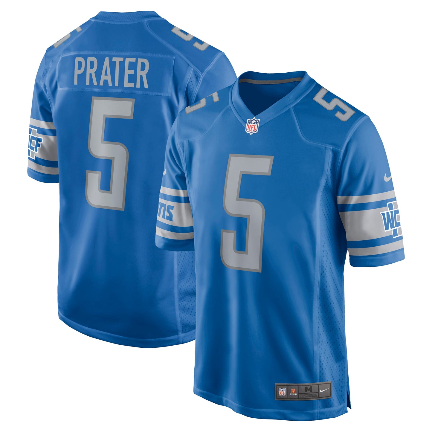 Matt Prater Detroit Lions Nike Game Jersey - Blue