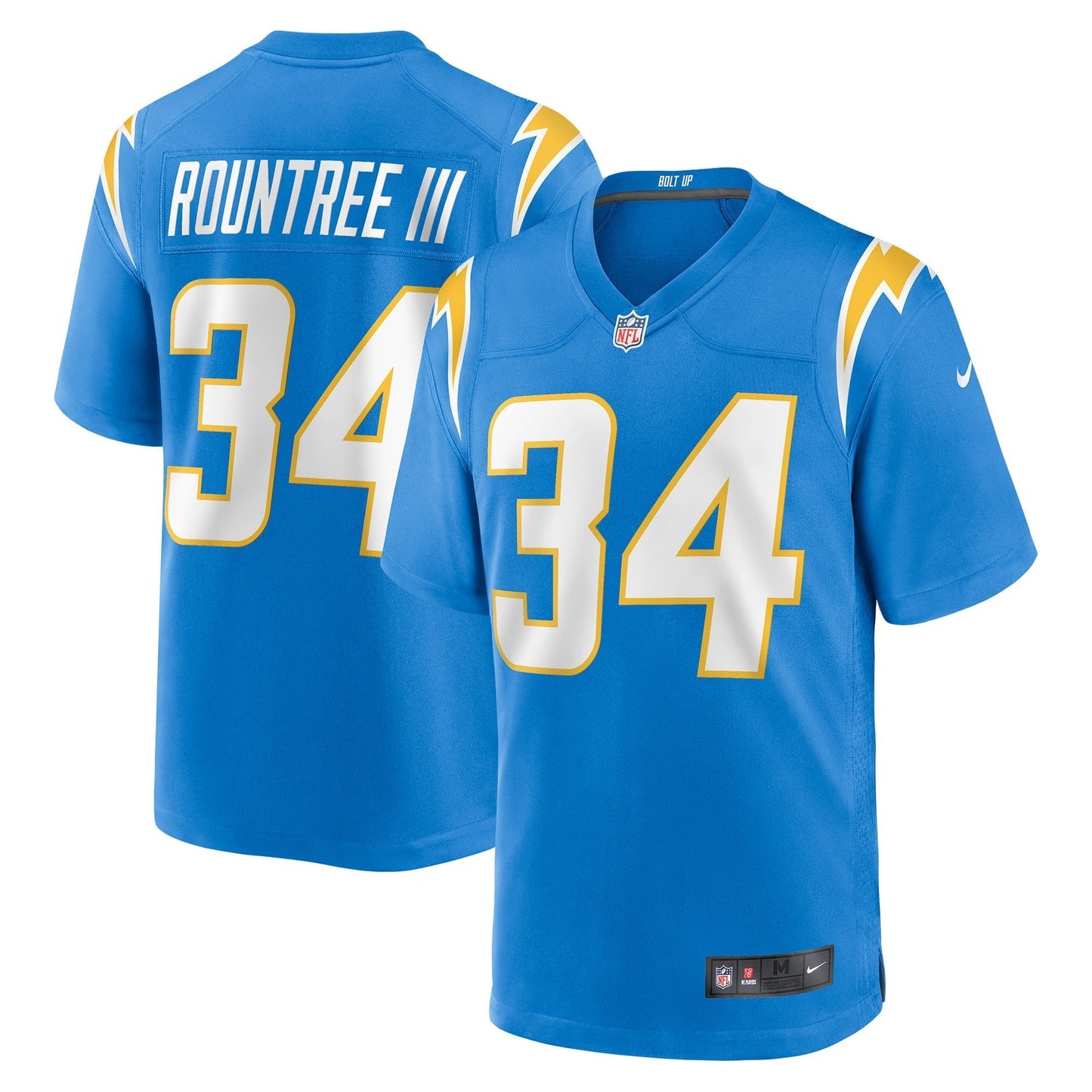 Men's Nike Larry Rountree III Powder Blue Los Angeles Chargers Player Game Jersey