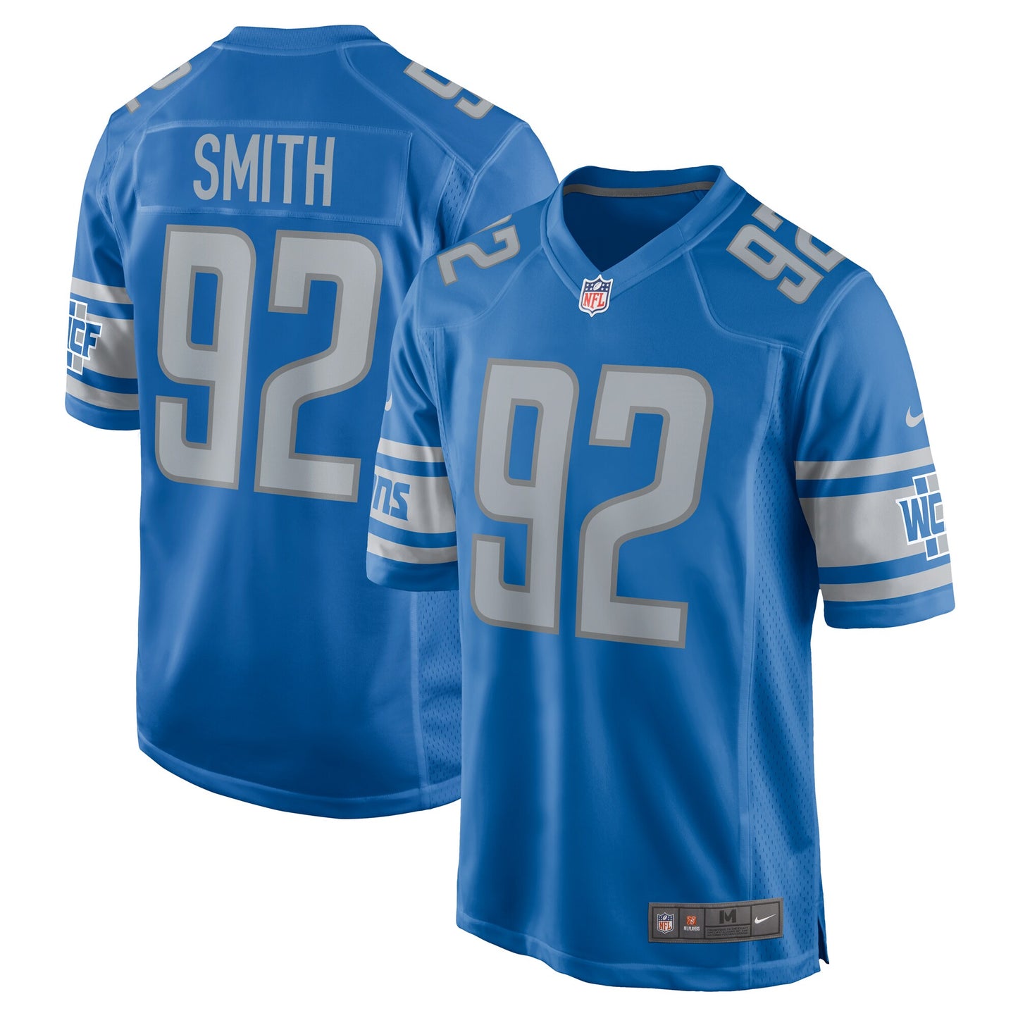 Chris Smith Detroit Lions Nike Team Game Jersey -  Blue
