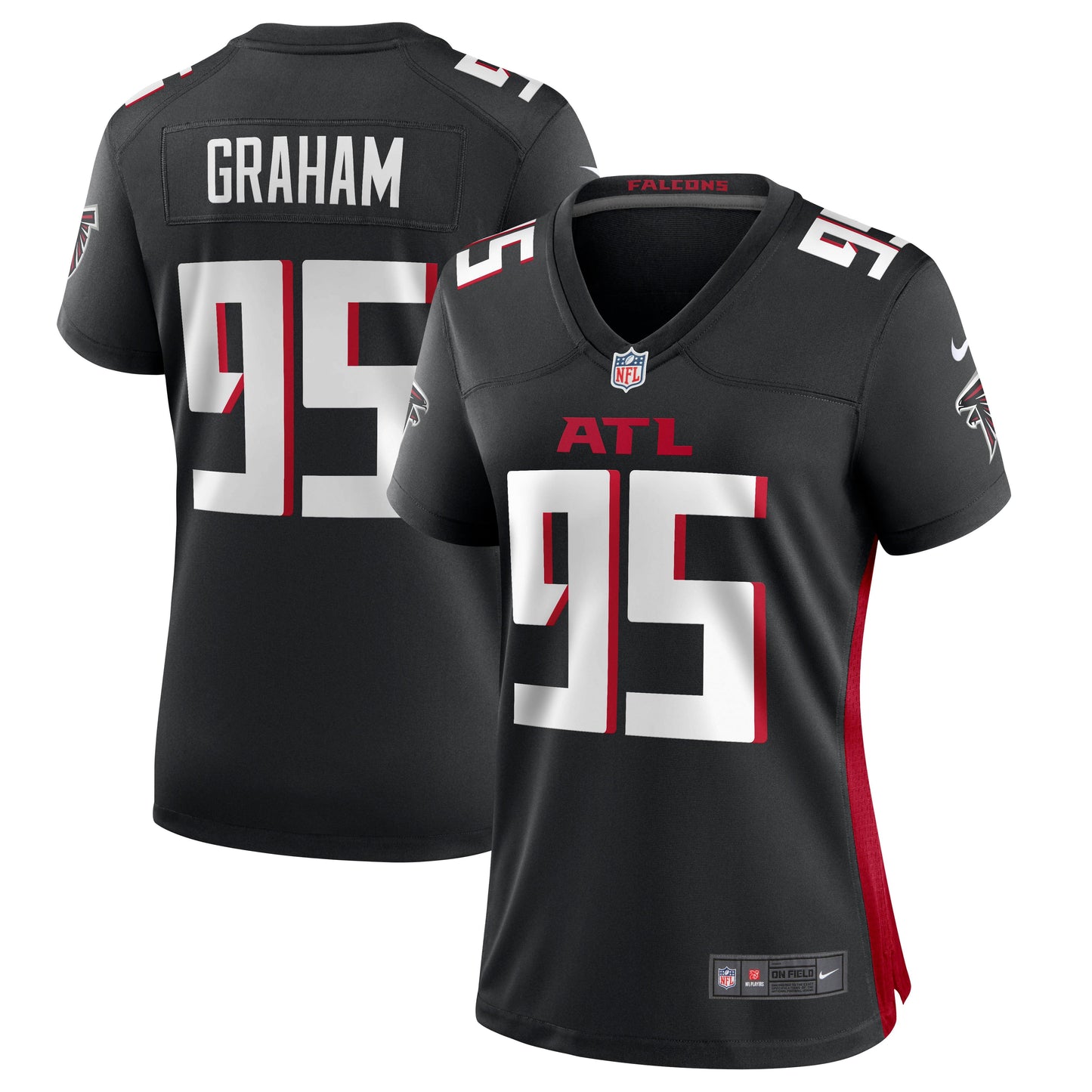 Women's Nike Ta'Quon Graham Black Atlanta Falcons Game Jersey