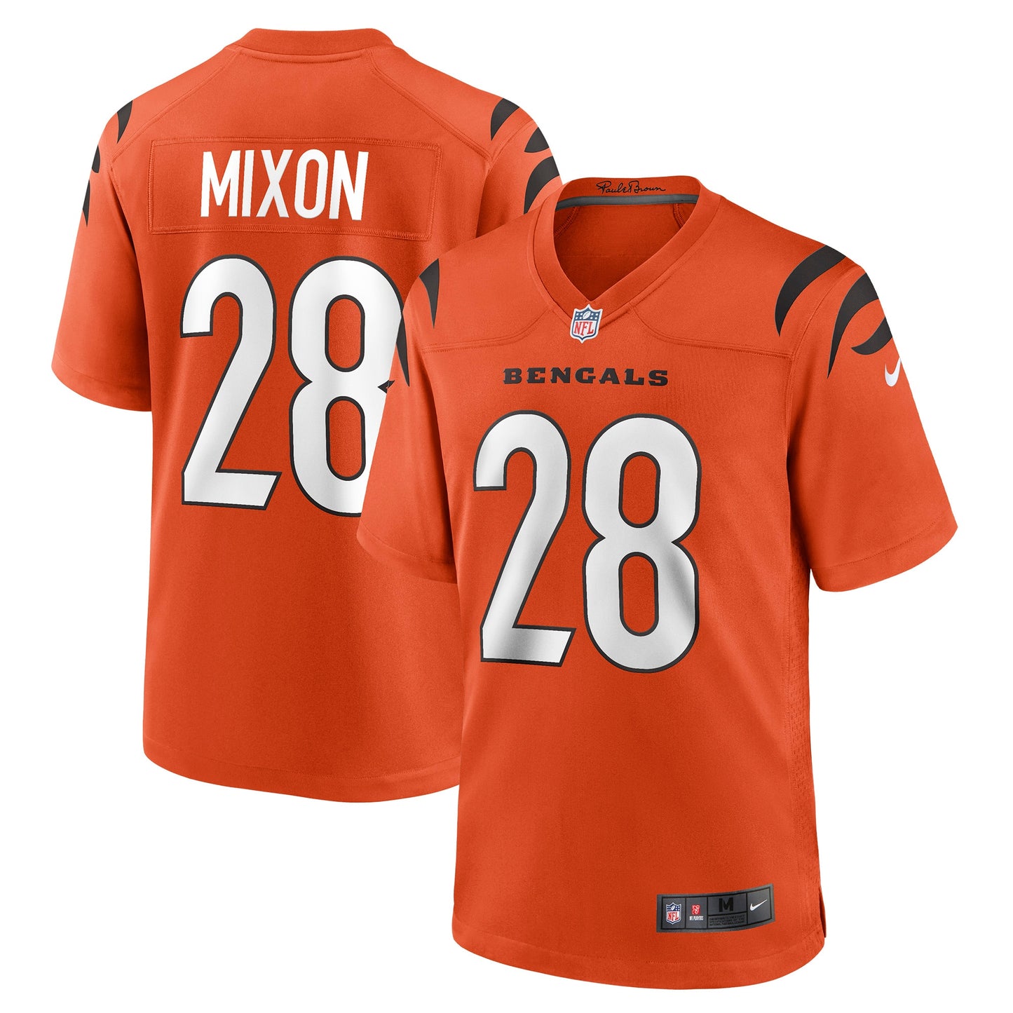 Joe Mixon Cincinnati Bengals Nike Game Jersey - Orange
