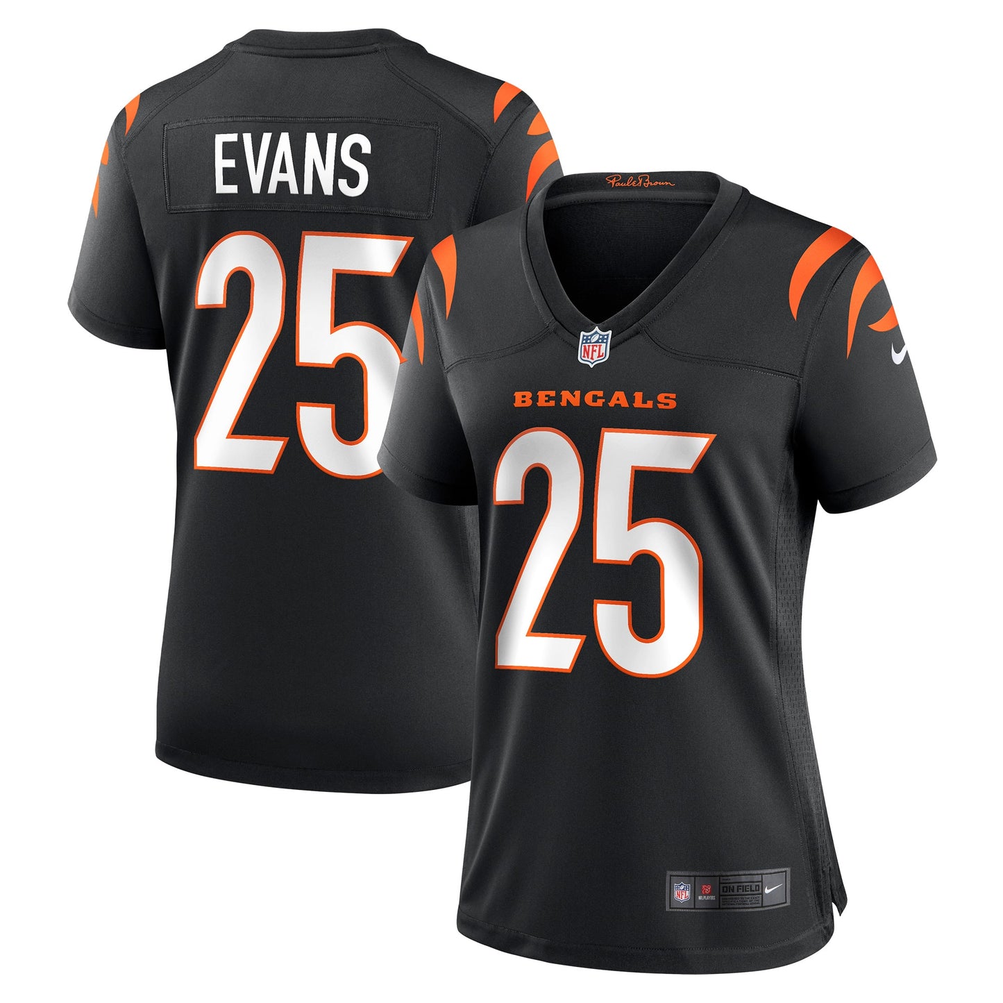 Chris Evans Cincinnati Bengals Nike Women's Game Jersey - Black