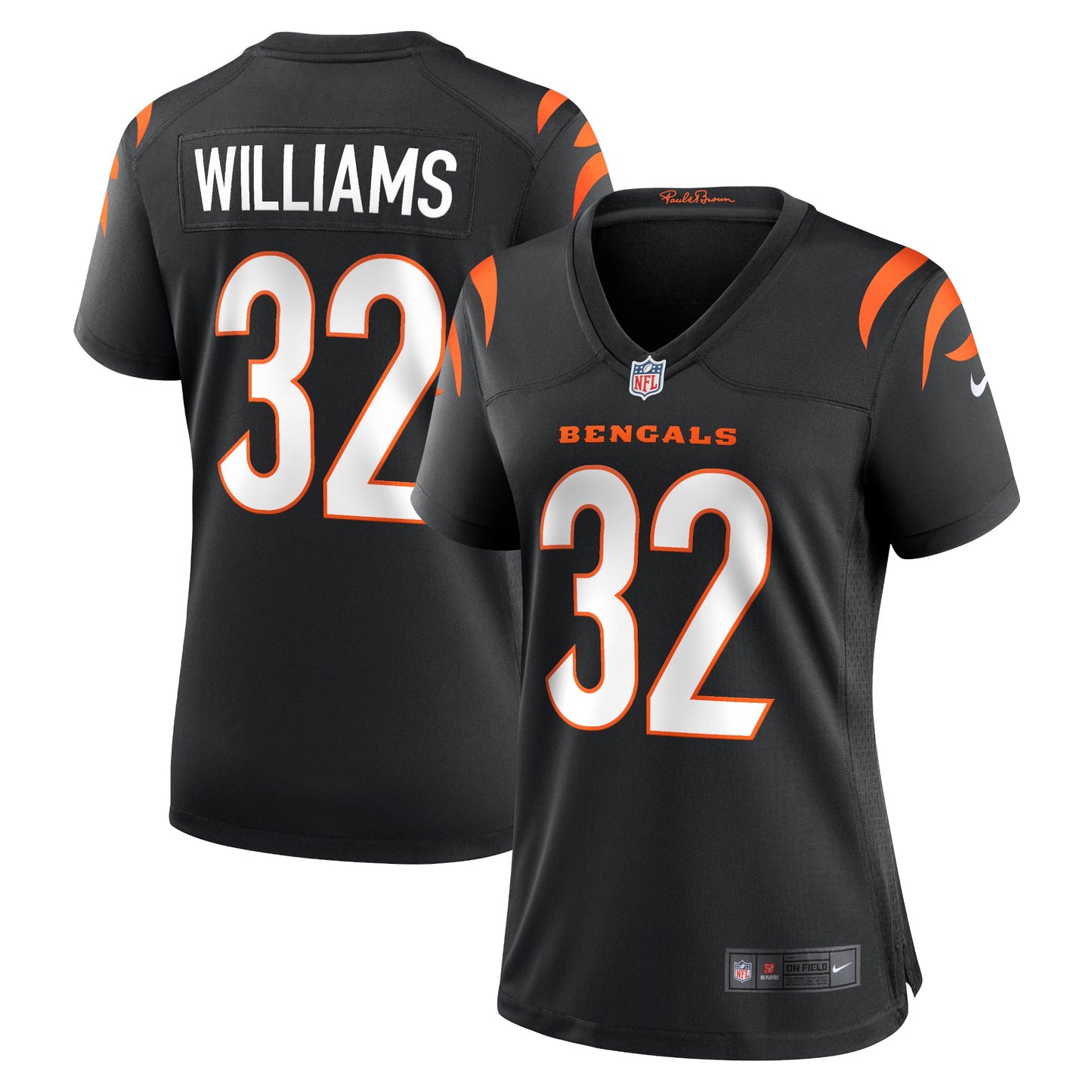 Trayveon Williams Cincinnati Bengals Women's Nike Game Jersey - Black