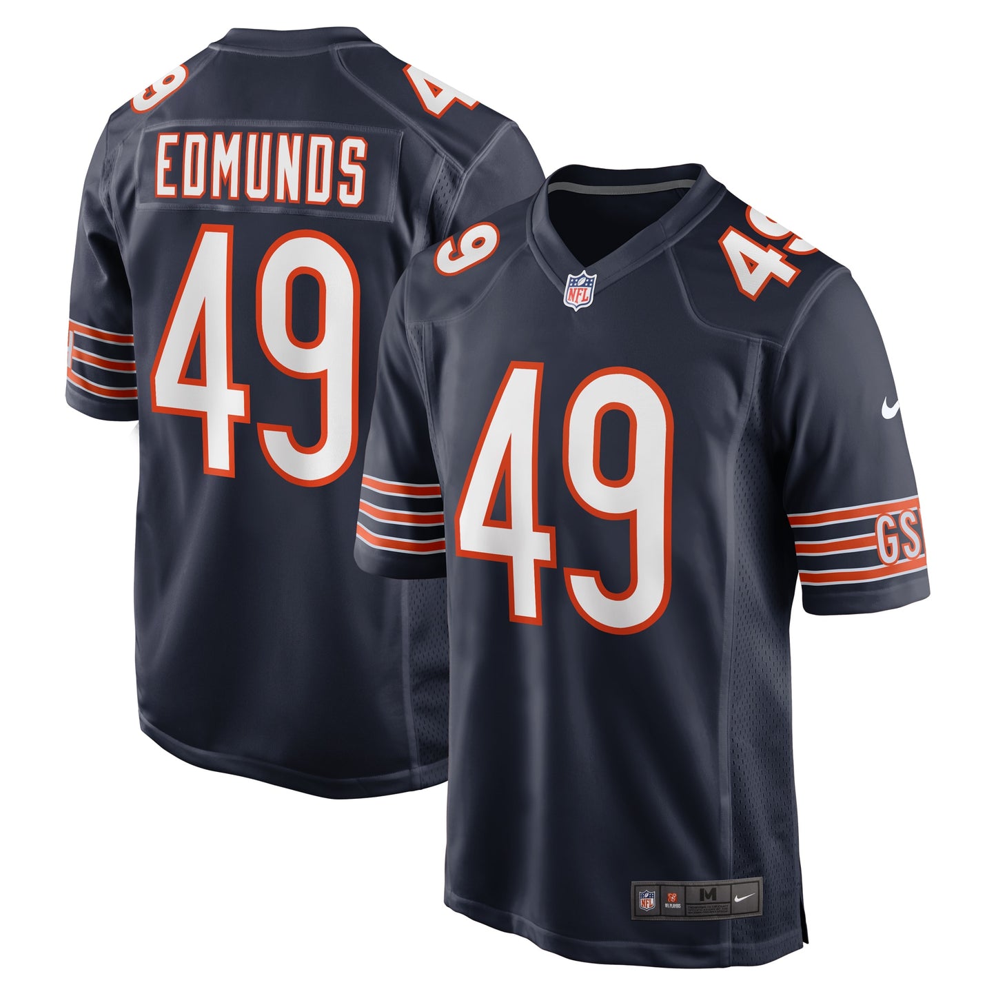 Tremaine Edmunds Chicago Bears Nike Game Player Jersey - Navy