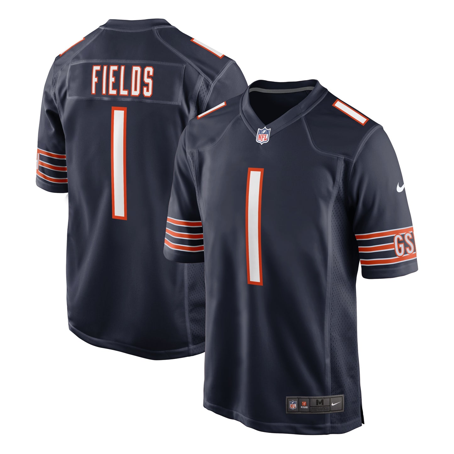 Justin Fields Chicago Bears Nike Game Jersey - Navy